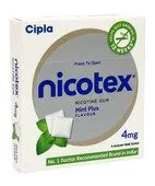 Nicotex 4Mg Classic Fresh Mint Flavor Gums Tab