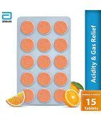 Digene Acidity and Gas Relief Tablets 15S- Orange Flavour
