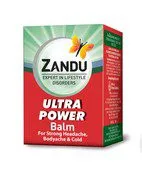 Zandu Ultra Power Balm For Strong Headache, Bodyache and Cold, 8 Ml