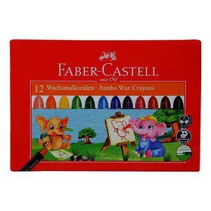 Faber Castell Wax Crayon Jumbo 12 N