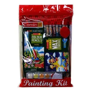Kokuyo Camlin Painting Kit Color Tube And Brush, 1 N