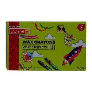 Kokuyo Camlin Wax Crayons 12 Assorted Colors