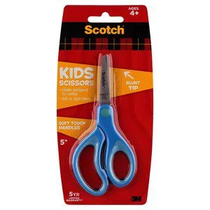 Scotch Kids Scissor Soft Touch Handles, 12.7 Cm, 1 N
