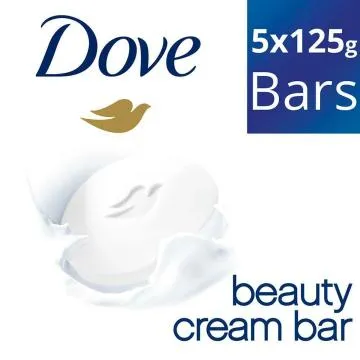 Dove Cream Beauty Bathing Bar 125 Gms (Buy 4 get 1 Free)