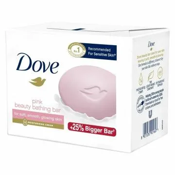 Dove Pink Rosa Beauty Bathing Bar 125G (Combo Pack Of 3) With Moisturising Cream For Soft  Glowing Skin and Body – Nourishes Dry Skin More Than Bar Soap