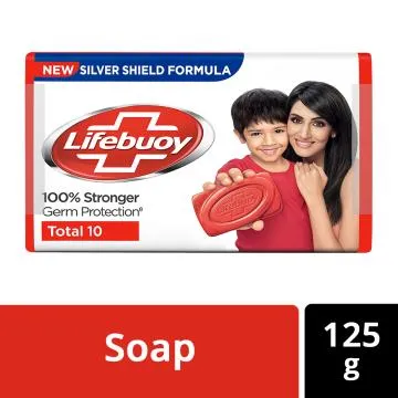 Lifebuoy Total 10 Soap with Silver Shield Formula 125 Gms
