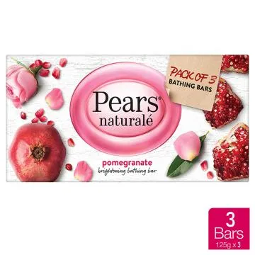 Pears Natural Pomegranate Soap 125 Gms (Pack of 3)