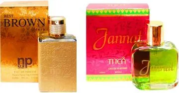 Aa Aromas Best Brown Do’r And Jannat Eau De Parfum For Men And Women 75 Ml Each Pack Of 2
