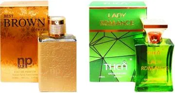 Aa Aromas Best Brown Do’r And Lady Romance Eau De Parfum For Men And Women 75 Ml Each Pack Of 2