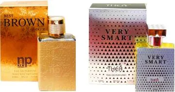 Aa Aromas Best Brown Do’r And Very Smart Eau De Parfum For Men And Women 75 Ml Each Pack Of 2