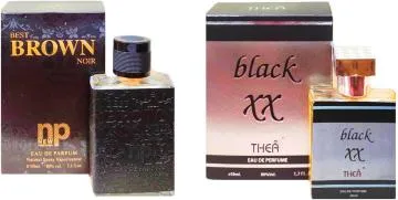 Aa Aromas Best Brown Noir And Black Xx Eau De Parfum For Men And Women 75 Ml Each Pack Of 2