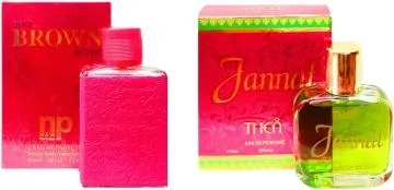 Aa Aromas Best Brown Rouge And Jannat Eau De Parfum For Men And Women 75 Ml Each Pack Of 2