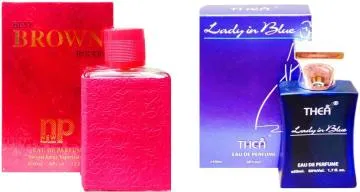 Aa Aromas Best Brown Rouge And Lady In Blue Eau De Parfum For Men And Women 75 Ml Each Pack Of 2