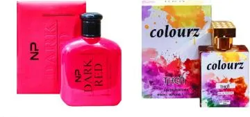 Aa Aromas Dark Blue And Colourz Eau De Parfum For Men And Women 75 Ml Each Pack Of 2