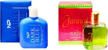 Aa Aromas Dark Blue And Jannat Eau De Parfum For Men And Women 75 Ml Each Pack Of 2