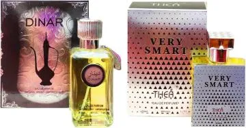 Aa Aromas Dinar And Very Smart Eau De Parfum For Men And Women 75 Ml Each Pack Of 2