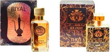 Aa Aromas Riyal And Aa Oud Eau De Parfum For Men And Women 75 Ml Each Pack Of 2