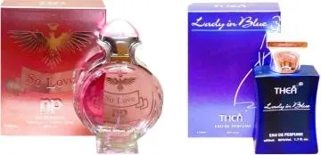 Aa Aromas So Love And Lady In Blue Eau De Parfum For Men And Women 75 Ml Each Pack Of 2