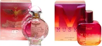 Aa Aromas So Love And Musky Eau De Parfum For Men And Women 75 Ml Each Pack Of 2