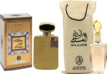 AL FAKHR Attar Al Sultan and Ibda Al Musk Eau de Parfume Men 200 ml