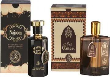 AL FAKHR Najoom and Oud Ameri Perfume Eau De Parfum Men and Women 100 mlPack of 2