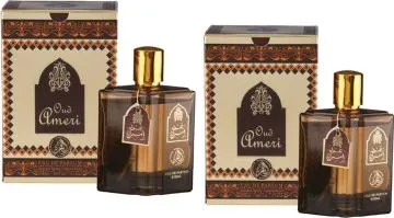 AL FAKHR Oud Ameri Original Eau De Parfum Men and Women 100 mlPack of 2