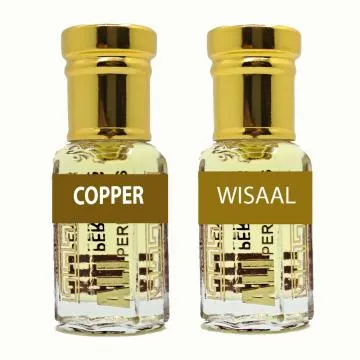 Ali Perfumes Best Attar Combo 1Wisaal 6ML 2Copper 6ML Long Lasting fragrance