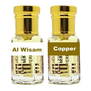 Ali Perfumes Best Combo Attar Alwisam 6ML Copper 6ML Long Lasting