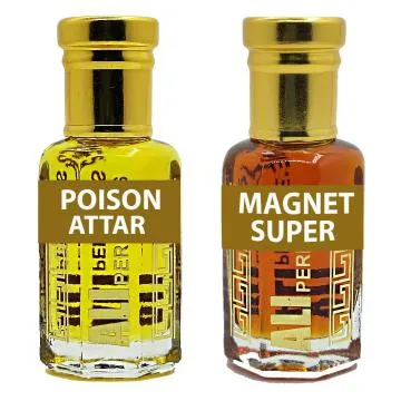 Ali perfumes Best Combo Attar Poison 6ML Magnet 6ML Floral Attar Floral
