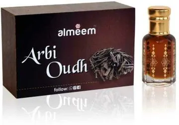 Almeem Arbi Oudh Agarwood Woody Floral Attar for Men and Women 12 ml