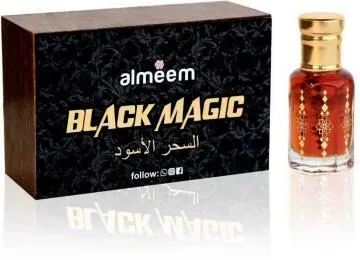 Almeem Black Magic Amber Woody Spicy Citrus Floral Attar for Men and Women 12 ml