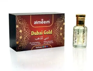 Almeem Dubaigold Spicy Citrus Woody Amber Floral Attar for Men and Women 125 ml