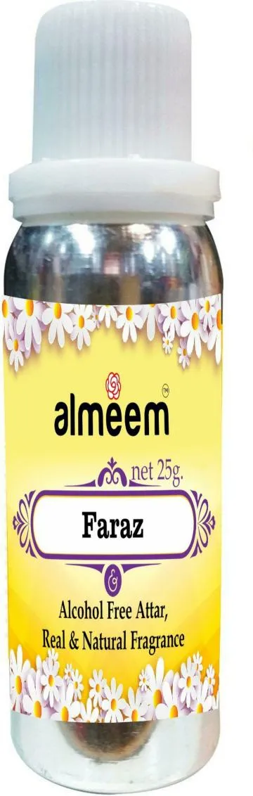 Almeem Faraz Amber Saffron Floral Attar for Men and Women 25 ml