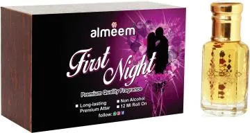 Almeem First Night Natural Phulwari Floral Attar for Men and Women 12 ml