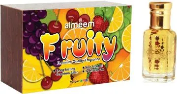 Almeem Fruity Citrus Fruity Natural Floral Attar for Men and Women 12 ml