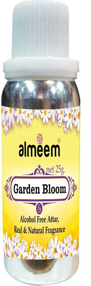 Almeem Garden Bloom Chameli Champa Blue Lotus Floral Attar for Men and Women 25 ml