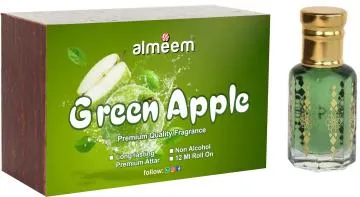 Almeem Green Apple Citrus Fruity Natural Floral Attar for Men and Women 12 ml