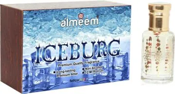 Almeem Ice Burg Pink Lotus Floral Attar for Men and Women 12 ml