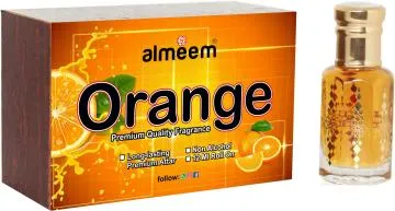 Almeem Orange Citrus Fruity Natural Floral Attar for Men and Women 12 ml
