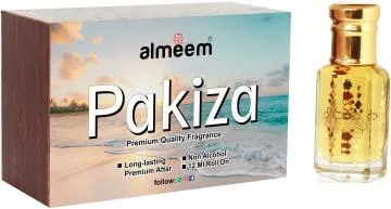 Almeem Pakiza Citrus Gul Hina Agarwood Natural Floral Attar for Men and Women 12 ml