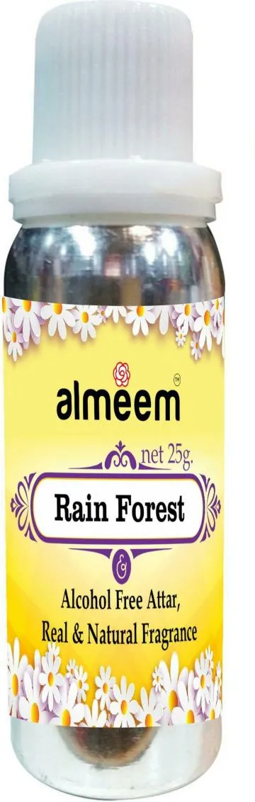 Almeem Rain Forest Mitti Natural White Water Lily Floral Attar for Men and Women 25 ml