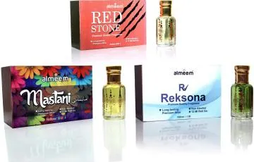 Almeem Redstone Mastani Reksona Floral Attar for Men and Women 12 ml