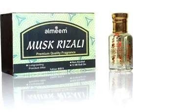 Almeem Rizali Musk Floral Attar for Men and Women 12 ml