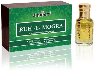 Almeem Ruh E Mogra Mogra Motia-jasmin Floral Attar for Men and Women 12 ml