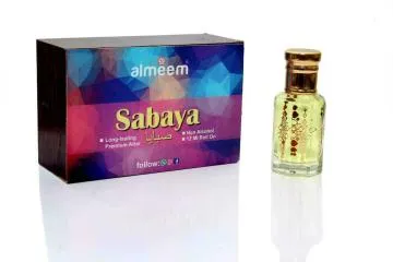Almeem Sabaya Amber Woody Floral Attar for Men and Women 12 ml