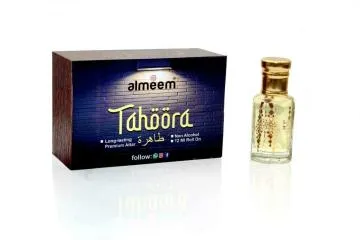 Almeem Tahoora Agarwood Amber Agarwood Floral Attar for Men and Women 12 ml