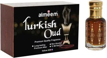 Almeem Turkish Rose Rose Natural Floral Attar for Men and Women 12 ml