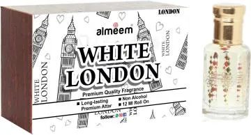 Almeem White London Floral Attar for Men and Women 12 ml