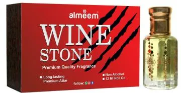 Almeem Wine Stone Citrus Floral Attar for Men and Women 12 ml