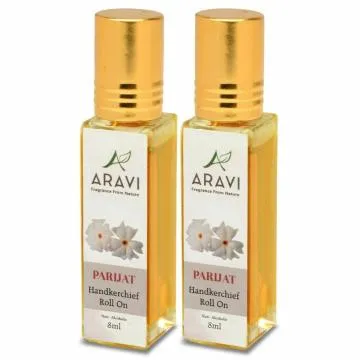 ARAVI Roll On Perfume Natural Deodorant For Men And Women 8 ml – Pack Of 2